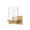 Z-Lite Callista 1 Light Vanity, Rubbed Brass & Clear 3032-1V-RB - alternate 1